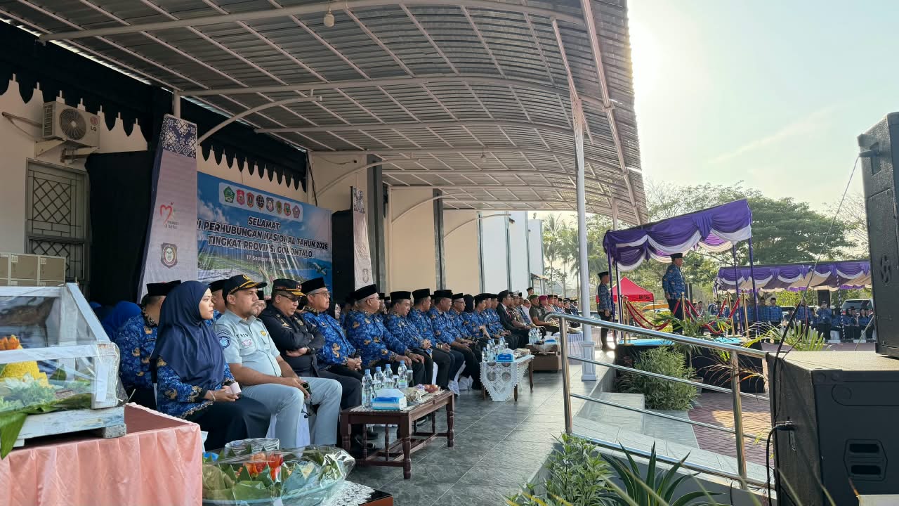 UPACARA BENDERA HARI PERHUBUNGAN NASIONAL TAHUN 2026 TINGKAT PROVINSI GORONTALO